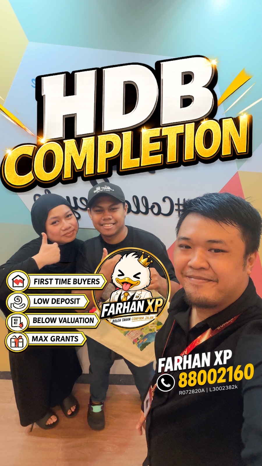 Farhan XP with first-time buyers who purchased below valuation
