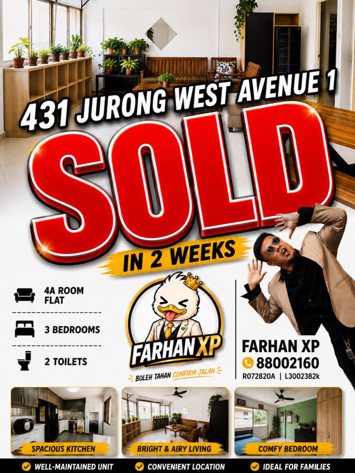 431 Jurong West Avenue 1 sold in two weeks